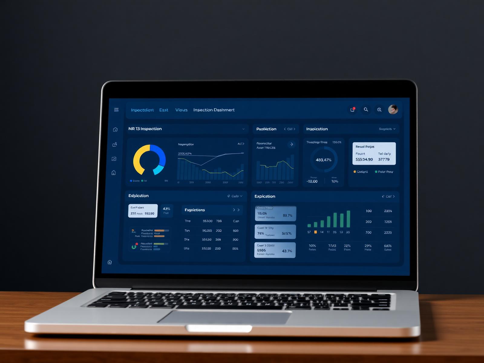 Dashboard Magetech com gestão NR-13
